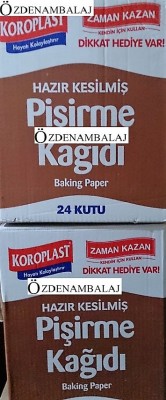 KOROPLAST HAZIR KESİLMİŞ PİŞİRME KÂĞIDI