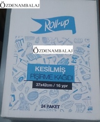 ROLL-UP SİLİKONLU KESİLMİŞ PİŞİRME KÂĞIDI 37 CM - Thumbnail