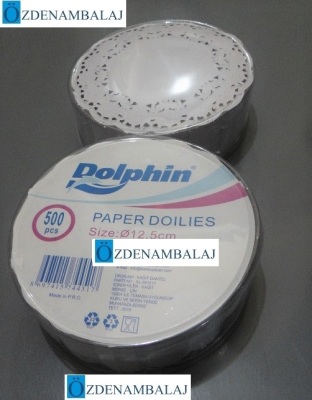 DOLPHİN İTHAL DANTEL KÂĞIT 12,5 CM 500'LÜ