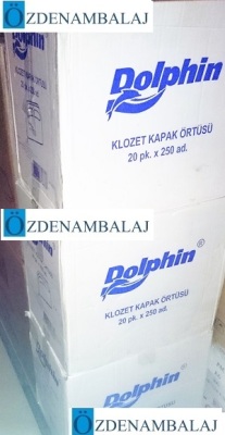 DOLPHİN KÂĞIT KLOZET KAPAK ÖRTÜSÜ 250'Lİ