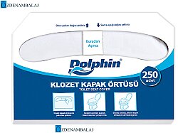 DOLPHİN KÂĞIT KLOZET KAPAK ÖRTÜSÜ 250'Lİ