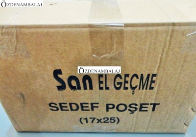 BASKILI EL GEÇME POŞET 17*25 CM