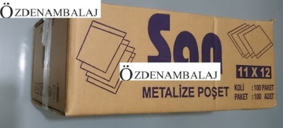 BASKILI METALİZE POŞET 11*12