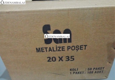 BASKILI METALİZE POŞET 20*35