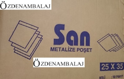 BASKILI METALİZE POŞET 25*35