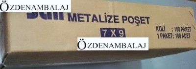 BASKILI METALİZE POŞET 7*9