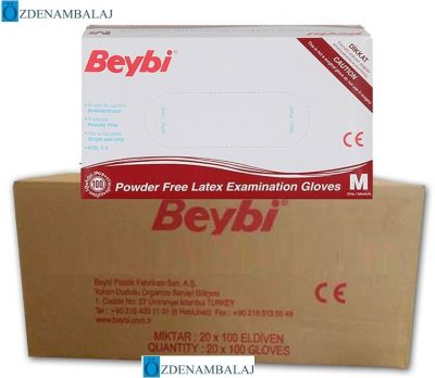 BEYBİ LÂTEKS PUDRASIZ MUAYENE ELDİVENİ ( M )