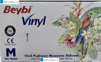 BEYYBİ VİNLY MUAYENE ELDİVENİ PUDRASIZ ( M )