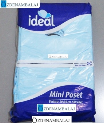 İDEAL BLOK POŞET KARIŞIK RENKLİ 20*30 CM 500'LÜ