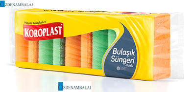 ​BULAŞIK SÜNGERİ 5’Lİ OLUKLU