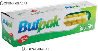 BURPAK STREÇ FİLM 30 CM * 166 MT 9,5 MİC KAYAR PIÇAK HEDİYELİ