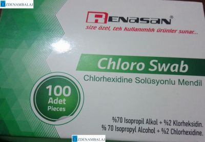 CHOLORHEXİDİNE SOLÜSYONLU SWAB MENDİL 100'ADET