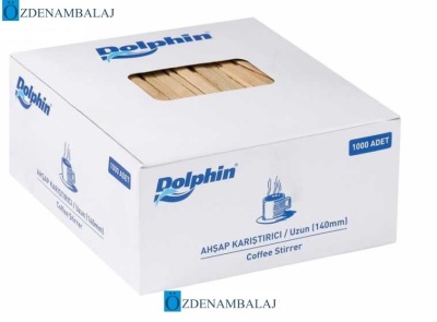 DOLPHİN TAHTA KARIŞTIRICI 10 CM 1000'Lİ