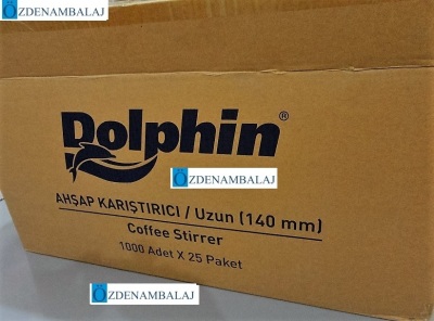 DOLPHİN TAHTA KARIŞTIRICI 14 CM 1000'Lİ