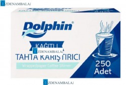 DOLPH KÂĞITLI TAHTA KARIŞTIRICI 11 CM 250'Lİ - Thumbnail