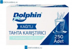 DOLPH KÂĞITLI TAHTA KARIŞTIRICI 11 CM 250'Lİ - Thumbnail