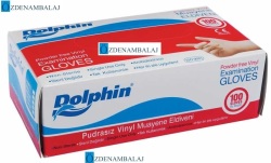 DOLPHİN VİNYL ELDİVEN PUDRASIZ ( M ) - Thumbnail