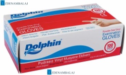 DOLPHİN VİNYL ELDİVEN PUDRASIZ ( S ) - Thumbnail