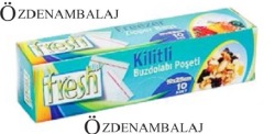 FRESH-UP KİLİTLİ BUZDOLABI POŞETİ 19*25 10'LU - Thumbnail