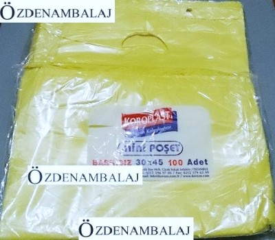 KROPLAST BLOK POŞET KARIŞIK RENKLİ 30*45 CM 100'LÜ