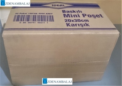 İDEAL MİNİ POŞET 20*30 CM 100'LÜ ( SİYAH )