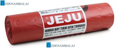 JEJU EKONOMİK TIBBİ ATIK BASKILI JUMBO BOY ÇÖP TORBASI KOD : 918​