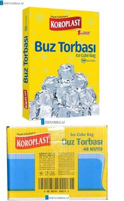 KOROPLAST BUZ TORBASI 196 BUZ KÜPÜ 12*4 = 48 KUTU