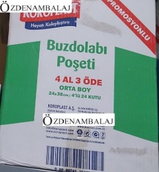 KOROPLAST BUZDOLABI POŞETİ 4 AL 3 ÖDE ORTA - Thumbnail