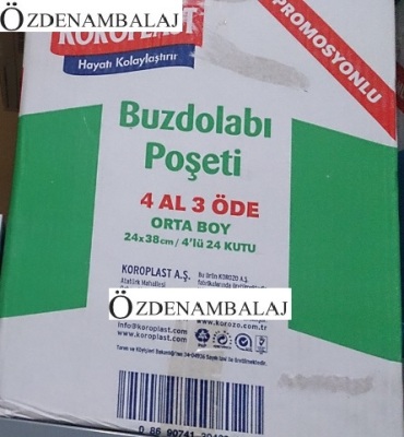 KOROPLAST BUZDOLABI POŞETİ 4 AL 3 ÖDE ORTA