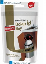 KOROPLAST DOLAP İÇİ BOY ÇÖP TORBASI 45*50 10’ADET - Thumbnail