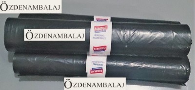 KOROPLAST EKO END ÇÖP TORBASI JUMBO SİYAH 80*110 CM