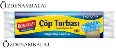 KOROPLAST EKONOMİK ÇÖP TORBASI BÜYÜK BOY 65*80 CM