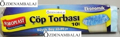 KOROPLAST EKONOMİK ÇÖP TORBASI BÜYÜK BOY 65*80 CM