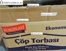 KOROPLAST EKONOMİK ÇÖP TORBASI BÜYÜK BOY 65*80 CM - Thumbnail