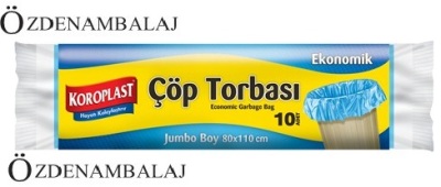 KOROPLAST EKONOMİK ÇÖP TORBASI JUMBO BOY 80*110 CM