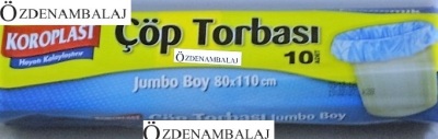 KOROPLAST EKONOMİK ÇÖP TORBASI JUMBO BOY 80*110 CM