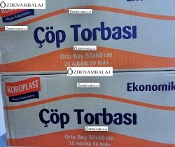 KOROPLAST EKONOMİK ÇÖP TORBASI ORTA BOY 55*60 CM - Thumbnail