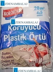 KOROPLAST PLASTİK KORUYUCU ÖRTÜ 4*5 MT - Thumbnail