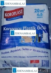 KOROPLAST PLASTİK KORUYUCU ÖRTÜ 4*5 MT - Thumbnail