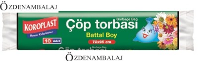 KOROPLAST STD.ÇÖP TORBASI BATTAL BOY 72*95 CM