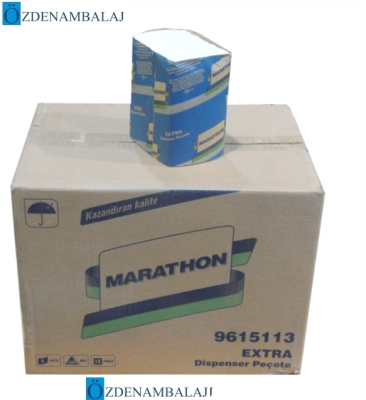 MARATHON EXTRA Z KATLI DİSPENSER KÂĞI HAVLU 200'LÜ