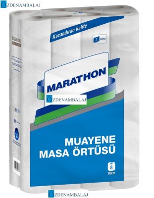 MARATHON MUAYENE MASA ÖRTÜSÜ ÇİFT KATLI ( 51 CM 8 RULO )