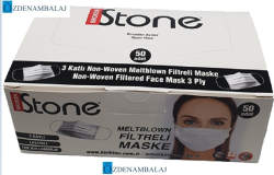 ​MASKE NON WOMEN 3 KATLI FİLTRELİ MASKE ( 50 AD*40 PK = 2000 ADET ) - Thumbnail