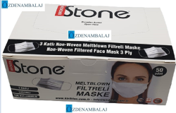 ​MASKE NON WOMEN 3 KATLI FİLTRELİ MASKE ( 50 AD*40 PK = 2000 ADET ) - Thumbnail