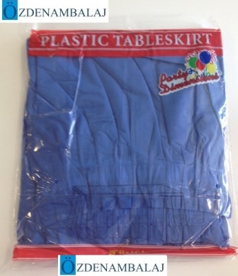 PLASTİK MASA ETEĞİ 75 CM*4,4 MT ( LACİVERT )