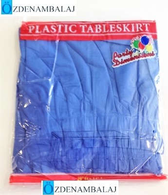 PLASTİK MASA ETEĞİ 75 CM*4,4 MT ( MAVİ )