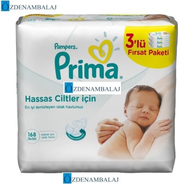 PRİMA ISLAK HAVLU SENSİTİVE / HASSAS 3*56 168 YAPRAK