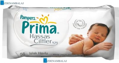 PRİMA PAMBERS SENSİTİVE ISLAK HAVLU 56'ADET