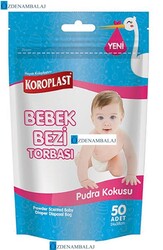 ​PUDRA KOKULU BEBEK BEZİ TORBASI 24*38 CM 50’Lİ - Thumbnail