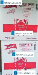 ROLL-UP İLK YAŞ PARTİM KIZ KARTON TABAK ( 23 CM 8'Lİ ) - Thumbnail